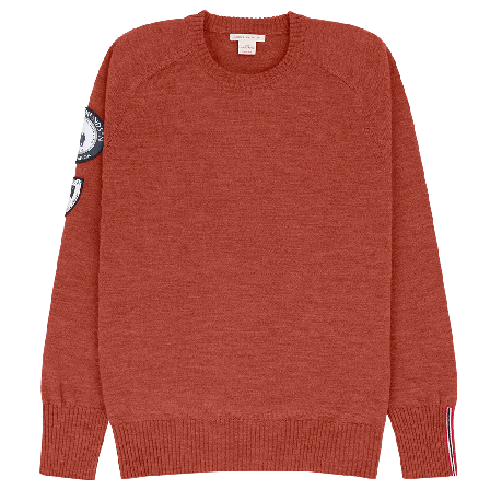 Amundsen Peak Crew Neck Womens Terra Red
