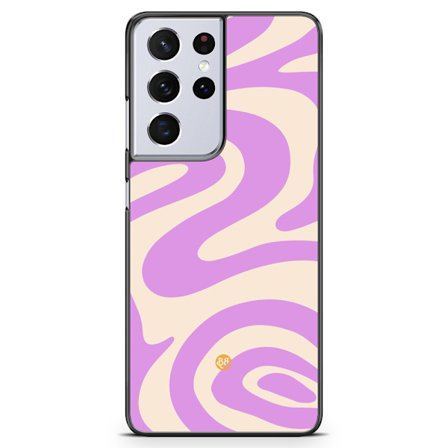 Bjornberry Skal Samsung Galaxy S21 Ultra - Lila 70-tal