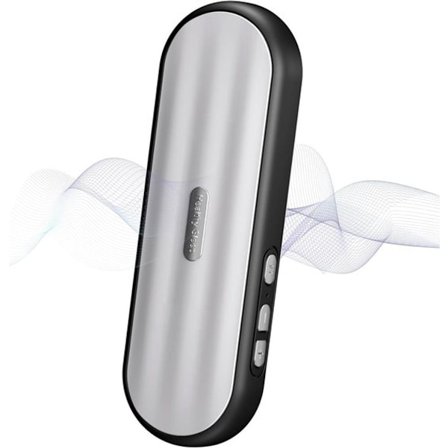 Personlig Bluetooth-høyttaler under puten: Bærbar søvnhjelp med benledningsteknologi og hvit støy