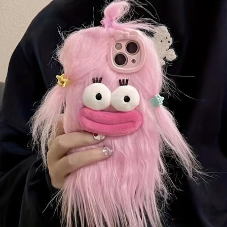 Sulley telefoncover til iPhone 15 14 13 12 11 Pro Max Plus 15 Pro16E16plus beskyttelsescover til vinter fluffy varme efterår fluffy
