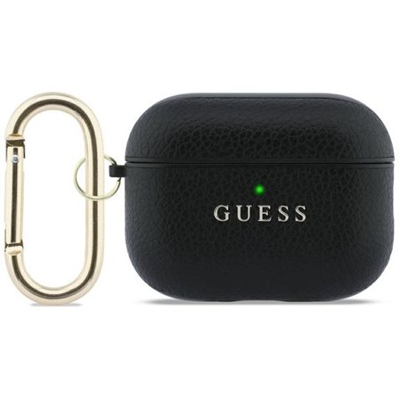 Guess Rakeinen Classic Logokotelo AirPods Pro 3:lle - musta