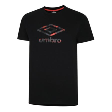 England Rugby Herr Icon Ii Umbro T-shirt L Svart/hot Coral