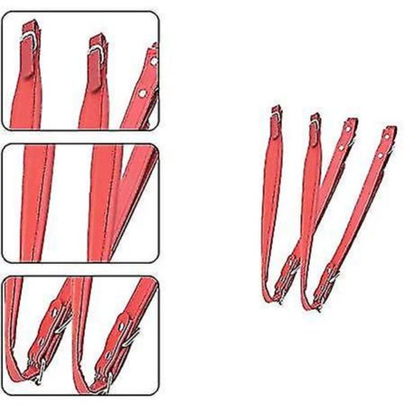 Justerbar Trekkspillskulderrem i Lærsett