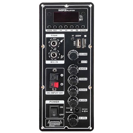 12V Förstärkarkort Högtalarförstärkare Bluetooth AUX TF-kort U-diskinspelning 6-12 tum 80W Högtalarpanelkort