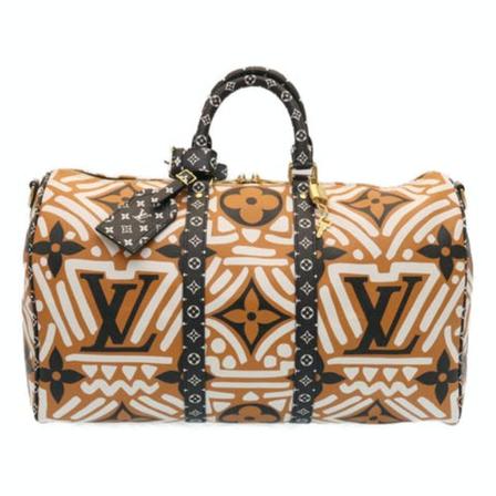 Louis Vuitton Vintage, Pre-owned Canvas Keepall Beige, Dames, Maat:ONE Size