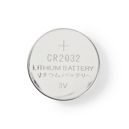 Lithium knapcellebatteri CR2032 | 3 V DC | 5-Blister | Sølv