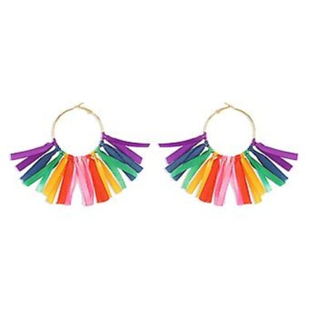 Kvinner Jente Trend Bohemsk Lang Duske Øredobber Mote Smykker Gave