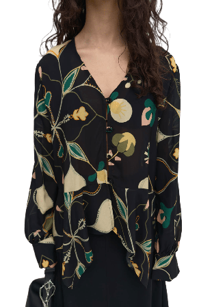 Rodebjer Jane Blusar Dam Svart S