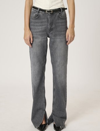 My Essential Wardrobe Daisymw 139 High Straight Slit - Grey - 26 x 32