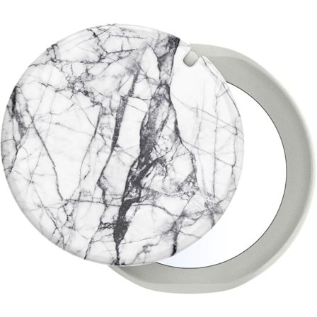 PopSockets Avtagbart Grip Ställfunktion LUXE PopMirror Mirror Dove Marble Gloss