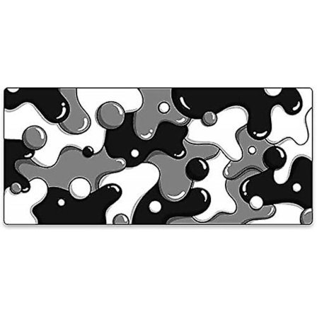 Black Friday Kraken Keyboards Xxl Udvidet Gaming Musemåtte Tyk Skrivebordsunderlag (stealth)