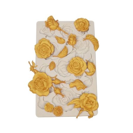 Muggbrett 20*12.5*1cm Duftende roser kakeform