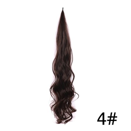 32" tekoponinhäntähiusten pidennys pitkät poninhäntähiukset, joustava kääre poninhännön ympärille musta punainen synteettinen hevosenhäntä naisille
