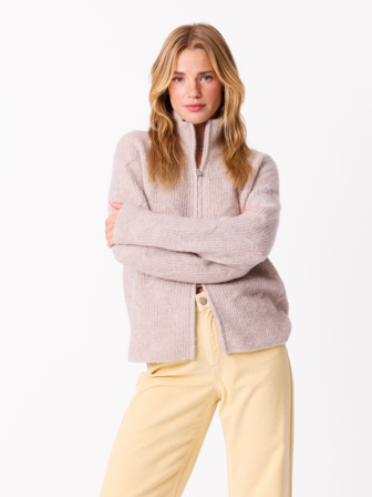 MATCH - Filippa cardigan - Jean Paul - Str. M - Dame - Gensere & Cardigans - Beige - 82% ull, 16% nylon - resirkulert og 2% elastan