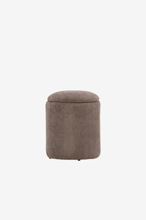 Venture Home - Puf Limpen - Brun - Fodskamler & puffer - Fra Homeroom