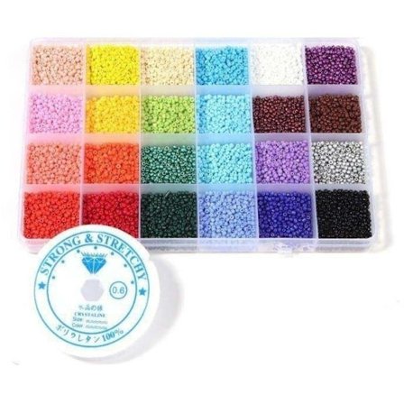 DIY Pärllåda med Seed Beads – 4800 Pärlor för