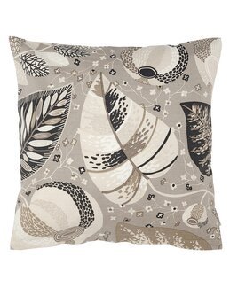 Putetrekk med trykt motiv A & E 1-pk Beige