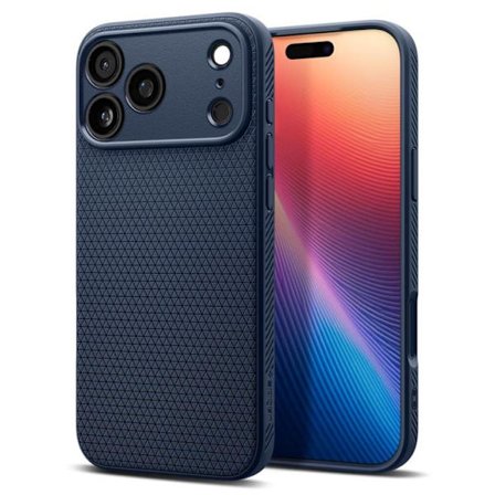 Spigen telefontaske til iPhone 17 Pro Max Liquid Air - Navy
