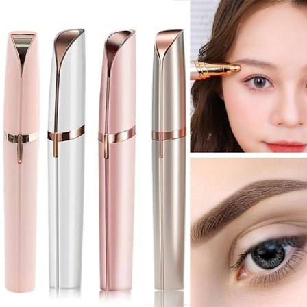 Elektrisk ögonbrynstrimmer Ansiktshårborttagning ROSE GULD Rose gold