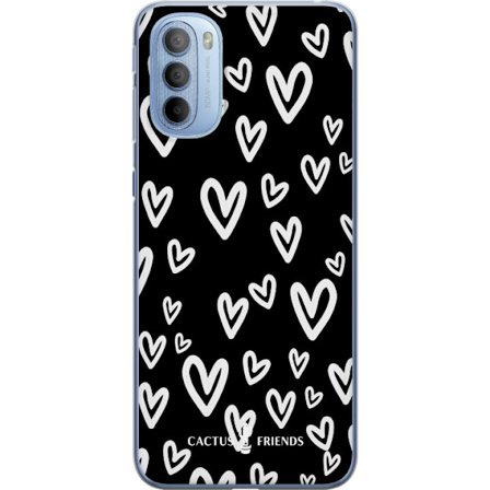 Yhteensopiva Puhelinkuori Motorola Motorola Moto G31 Cactus and Friends - Handdrawn Love Chaos