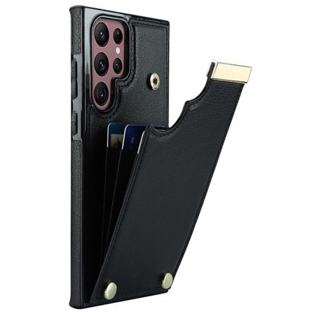 Samsung Galaxy S24 Ultra Korthållare Skal - Svart