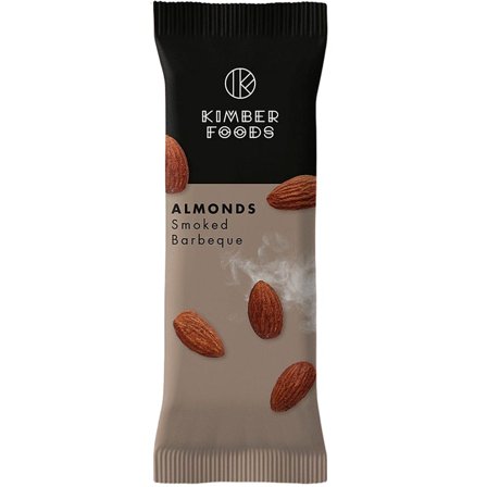 Kimber Foods Almonds Smoked Barbeque 18 g, Helse & Madvarer, Nødder, Mandler