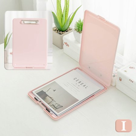 Klippekort A4-mappe Plastopbevaring Brevpapir