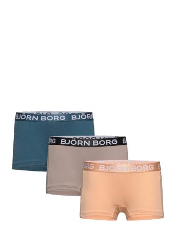 Minishorts 3P Night & Underwear Underwear Underpants Multi/patterned Björn Borg