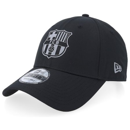 New Era - Football Black adjustable Czapka Z Daszkiem - Barcelona Reflective 9FORTY Black Adjustable @ Hatstore
