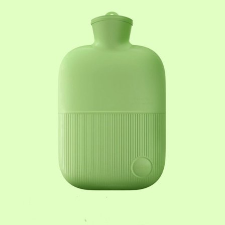 Digital Display Varmtvannspose Håndvarmer GRØNN L