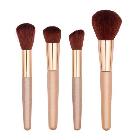 Sminkset med 4 borstar för en perfekt makeup
