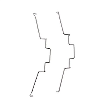 2 stk Varmeavledende Klips Klemme Datamaskin CPU Kjøleventilator Klips Rustfritt Stål