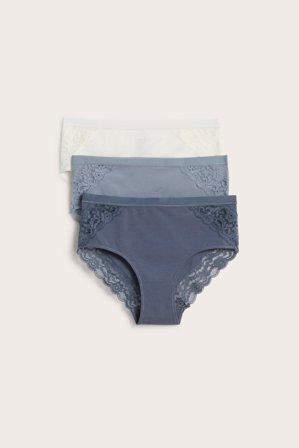 Kappahl | Brieftrosor 3-pack | Vit