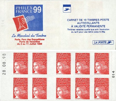 Frankrig 1997 - Frimærkehæfte YT 3085-C4 - Postfrisk