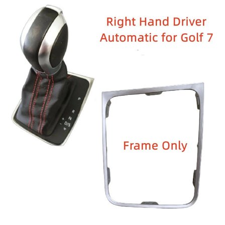 För VW Volkswagen Vänster Höger Körning Automatisk DSG Golf 7 7.5 Golf R Växelspaksspak Krom Ramfäste Shift 5GG713203A-Höger Förarsida