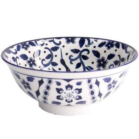 Tokyo design studio Blue Maizuru ramenskål 1.300 ml - Blå og hvid | KitchenOne