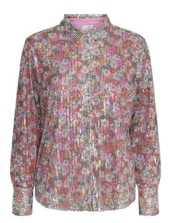 YAS | Yaskaia Sequin Ls Shirt - Show | S