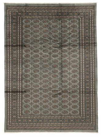 Pakistan Bokhara 3Ply Rug Hand Knotted 273X380 Black/Dark Yellow Pakistan