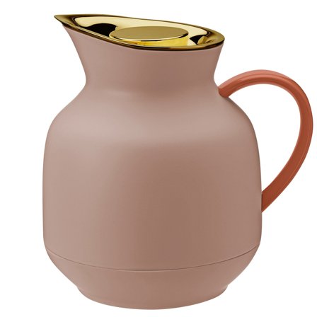 Stelton Amphora termoskannu 1 litra, teelle, soft peach