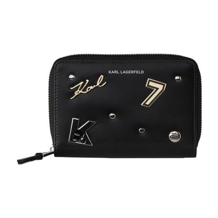 Karl Lagerfeld Plånbok svart, Dam Plånböcker, Dam, Storlek: ONE SIZE