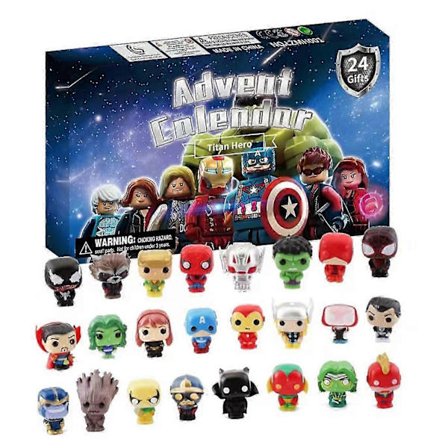 2025 Julkalender Avengers Marvel Julkalender Box 24 Gåvor Halloween Nedräkning Blind Box