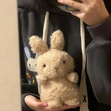 Jellycat Bartholomew kosedyr, myk og komfortabel, perfekt for barn, Valentinsdagsgaver, samleobjekter, krøllhåret kanin.