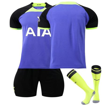 Ny säsong 22-23 Hotspur Away Fotbollströja Unnumbered Kids 18(100-110CM)