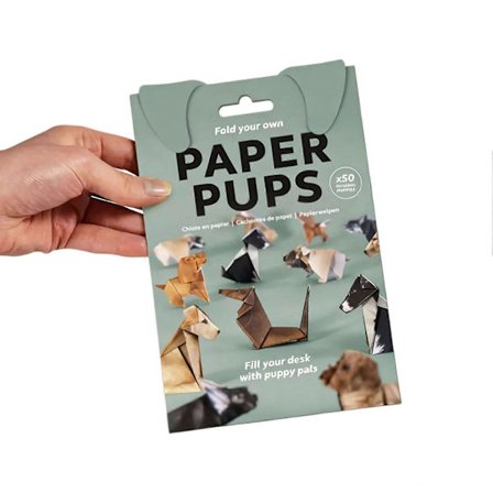 DIY Papir Katte Origami Sett for Barn, 50 stk Brettesett, Morsom og Enkel Aktivitet for Voksne og Barn, Klasserom og Gave til Katte-/Hundeelskere