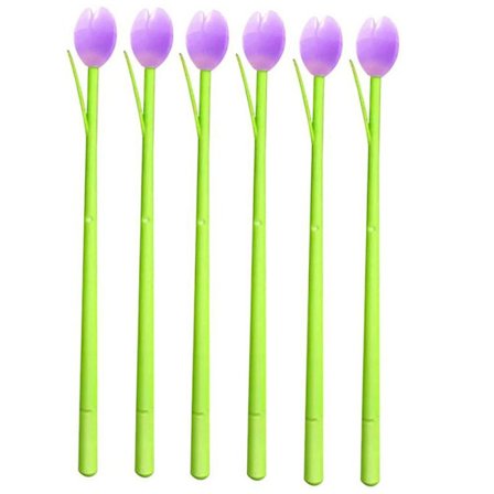 6 kpl Tulip kuulakärkikynät Väriä vaihtava VILLA