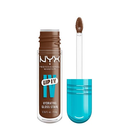 NYX PROFESSIONAL MAKEUP Lip I.V. Hydrating Gloss Stain 03 Splash N Spice, Makeup, Læber, Lipgloss