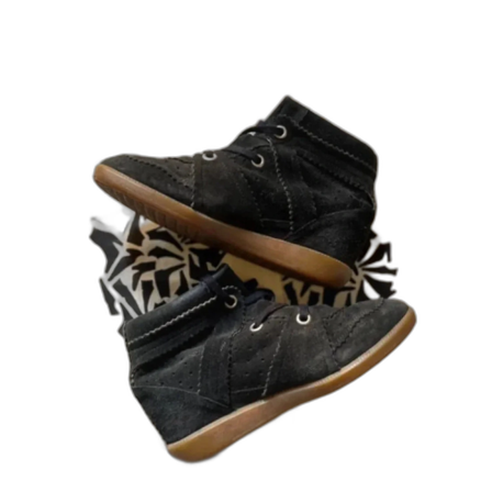 Svarta mockasneakers Isabel Marant