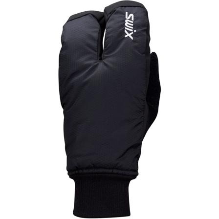 Swix Endure Split Mitt Unisex workout gloves Black 10