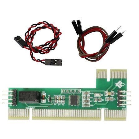 Datorström på Auto Adapterkort + kabel Pcie Pci Dubbel Slot Smart Fjärrkontroll Sticka för Desktop Dator