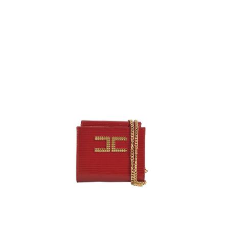 Elisabetta Franchi Bags Rød, Dame Skuldertasker, Størrelse: ONE Size